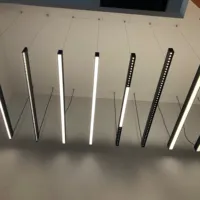 up and down led pendant linear light, linkable linear light pendant dali led linear pendant light 1500mm 1800mm 2400mm