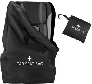 गद्देदार बच्चे कार सीट घुमक्कड़ यात्रा बैग हवाई जहाज के लिए यूनिवर्सल एयर यात्रा कवर शिशु वाहक के लिए Foldable कार सीट यात्रा बैग