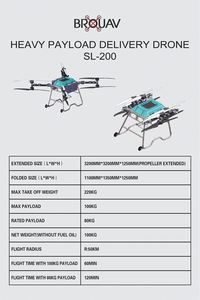 100KG Payload Delivery Cargo <b>Drone</b> with Remote Control Foldable UAV with Camera Functionality - Product Image 6