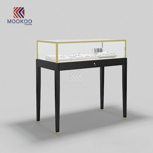 Vitrina <span class=keywords><strong>de</strong></span> Exhibición <span class=keywords><strong>de</strong></span> Joyería <span class=keywords><strong>Pandora</strong></span> <span class=keywords><strong>de</strong></span> Venta Directa <span class=keywords><strong>de</strong></span> Muebles Mookoo con Iluminación LED y Parte Trasera <span class=keywords><strong>de</strong></span> Vidrio Resistente para Uso Comercial - Product Image 4