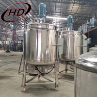 Réacteur chimique électrique à double enveloppe de 100L, 200L, 500L, mélangeur, homogénéisateur, émulsifiant, réservoir de mélange à agitation
