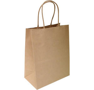 Sacs en papier personnalisés en gros, logo personnalisé, kraft ou blanc, sacs en papier de haute qualité, moins chers - Product Image 1