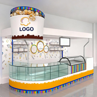 Fabrik benutzer definierte Acryl Dessert Display Box Acryl Gebäck Display Box Restaurant Partys Candy Kiosk für Mall