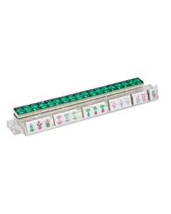 Tuiles de Mahjong en Acrylique Vert de Luxe Personnalisées, Style Américain, Durables et Résistantes à l'Eau, Cadeau Idéal pour Singapour, le Japon et la Malaisie - Product Image 6