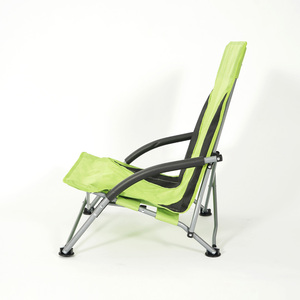 Sedia <span class=keywords><strong>da</strong></span> <span class=keywords><strong>Spiaggia</strong></span> Pieghevole Moderna con Telaio in Alluminio <span class=keywords><strong>e</strong></span> Tessuto in Poliestere, Stile Pesca, Arredo <span class=keywords><strong>da</strong></span> Esterno per Parchi <span class=keywords><strong>e</strong></span> Spiagge - Product Image 2