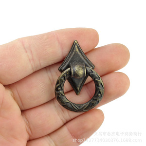 Poignée en alliage B31 28x42mm, poignée de tiroir traditionnelle pour boîte en bois, quincaillerie décorative - Product Image 4