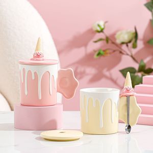 Taza Creativa de Cerámica con Diseño Exclusivo, Taza para Desayuno, Taza de Café de Cerámica de Alta Estética - Product Image 4