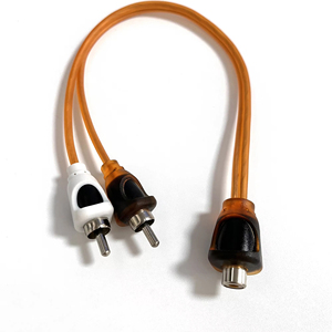 สายเคเบิล RCA สัญญาณเสียงวิดีโอทีวีระดับมืออาชีพ 2 ชาย 1 หญิง สำหรับรถยนต์ - Product Image 1