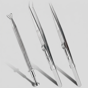 Diamond Claw Tweezers High Quality DIY Grade OEM/ODM Customizable Stainless Steel Jewelers <b>Tool</b> - Product Image 1