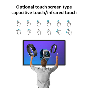 Écran tactile 1080p 4k LCD capacitif, affichage numérique 15 18 21,5 32 42 43 pouces, kiosque interactif Sk-wa43 - Product Image 5