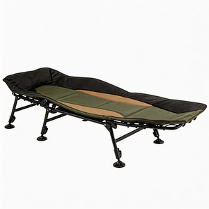 Cama Plegable Extra Grande para Acampar, Soporta 180 kg, Altura Ajustable, para Caza y Pesca al Aire Libre - Product Image 4
