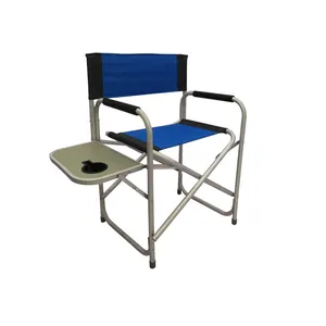 Großhandel verstellbare Stahlrohr Mini Klapp Camping Stuhl mit Tisch