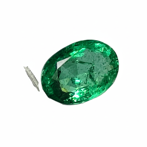 คุณภาพสูงพลอยแซมเบียทรงรี2-3กะรัตมรกตอัญมณีธรรมชาติแท้สำหรับทำเครื่องประดับที่ยอดเยี่ยมราคาขายส่งราคา - Product Image 1