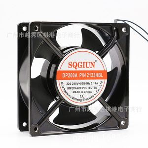 Ventilateur de refroidissement SQGIUN 120x120x38mm 220V à double roulement à billes, ventilateur d'extraction industriel pour la dissipation de la chaleur des machines - Product Image 2