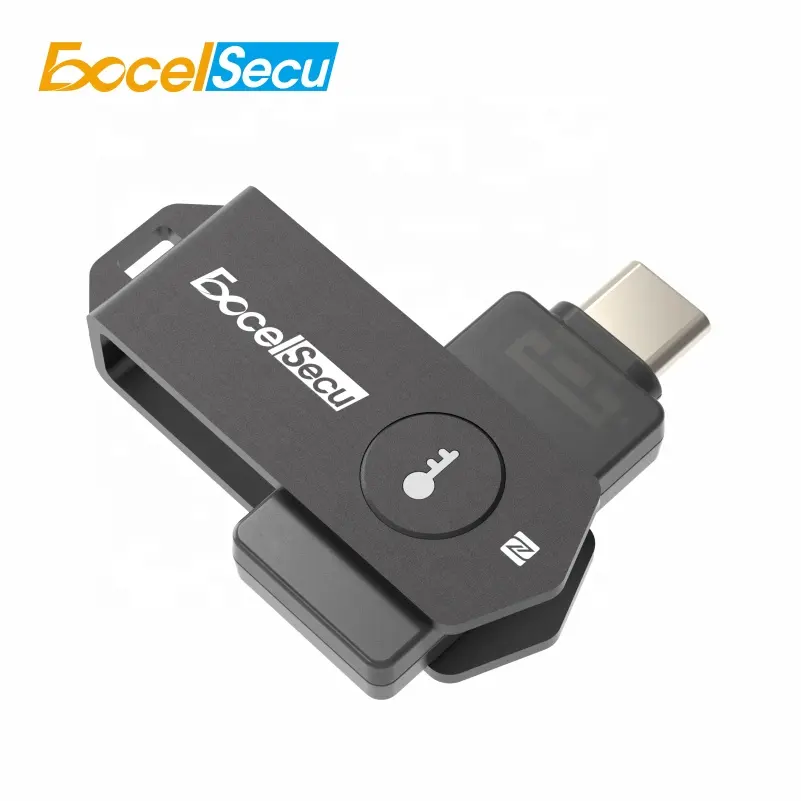 Nfc USB-C fido fido u2f microsoft azure, chave de segurança hotp/totp para login