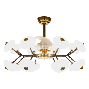 Hiện Đại <span class=keywords><strong>Led</strong></span> Fan Ánh Sáng Đèn Chùm Thoải Mái Trang Trí Đèn Trần Với Điều Khiển Từ Xa Nhà Abs Cơ Thể Phòng Ngủ Khách Phòng Ăn Phòng Ăn - Product Image 6