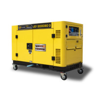 Générateur diesel ultra silencieux Jintai, démarrage automatique, 1800 tr/min, AVR, ATS, certifié CE, insonorisé, conteneur DC, 50/60Hz, 220V