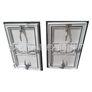 Tapa de Escotilla de Yate de Doble Apertura, Cubierta Impermeable y Resistente a la Intemperie de Aluminio Marino para Barco con Herrajes - Product Image 3