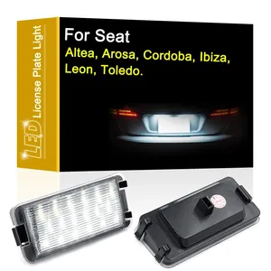 Lámpara LED de matrícula Gprgit de 12V 5W para Altea/Arosa/<span class=keywords><strong>Cordoba</strong></span>/MK1/MK2/Ibiza/Leon/Toledo 1M 5P, conjunto de luz blanca - Product Image 6