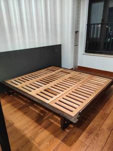 Cadre de <span class=keywords><strong>lit</strong></span> double en bois de hêtre massif, design moderne, respirant, <span class=keywords><strong>grande</strong></span> taille - Product Image 5