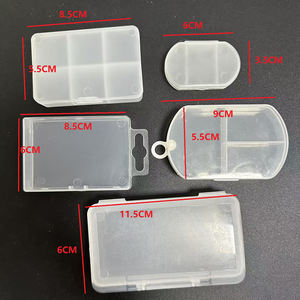 <span class=keywords><strong>Caja</strong></span> de almacenamiento de plástico Pastillero <span class=keywords><strong>Caja</strong></span> de embalaje con logotipo de diferentes tamaños para promoción - Product Image 1