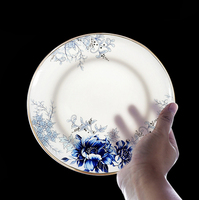 Hôtel et restaurant de haute qualité personnalisé porcelaine assiette banquet mariage assiette chargeur ensembles de vaisselle en céramique