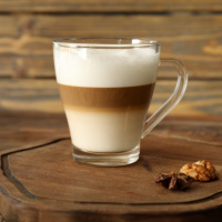 Vente en gros de tasses à thé en verre transparent de luxe de haute qualité avec poignées et tasses à café pour les salons de thé