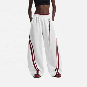 <span class=keywords><strong>Pantaloni</strong></span> a Zampa Personalizzati OEM per Donna, <span class=keywords><strong>Pantaloni</strong></span> Casual a Gamba Larga, <span class=keywords><strong>Pantaloni</strong></span> da Ginnastica con Coulisse, <span class=keywords><strong>Pantaloni</strong></span> Larghi con <span class=keywords><strong>Tasche</strong></span> - Product Image 1