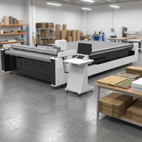 Machine de découpe numérique CNC à lame oscillante pour carton ondulé alvéolé, carton, boîte, autocollant adhésif, haute précision