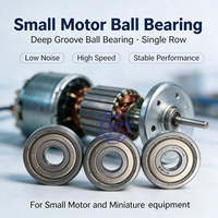Bantalan Bola Alur Dalam 6200ZZ AISI 52100 Kecepatan Tinggi CM 10x30x9mm Bantalan Bola Motor Kecil