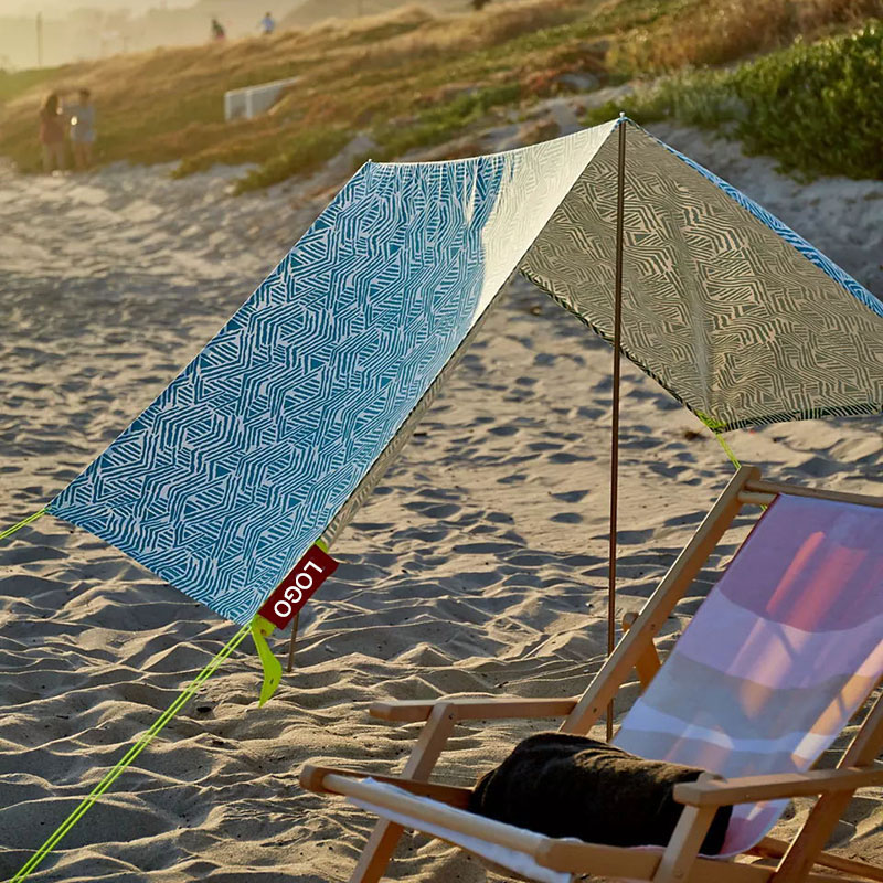 Custom  picnic sunshade Uv Protect outdoor awing canopy beach tent sun shade