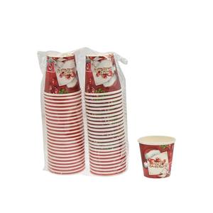 LOT DE 50 Gobelets en papier jetables 75 ml Décoration de Noël - Product Image 1