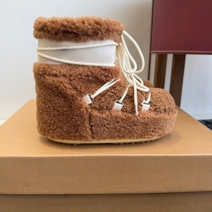 Botas de Snowboard Otoño-Invierno 2026, Botas Chukka Cómodas, Térmicas, Transpirables, Antideslizantes, Altas hasta el Muslo, de Piel de Oveja Genuina - Product Image 2