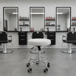Silla de Barra Redonda Moderna y Sencilla, Giratoria y con Altura Ajustable, Taburete Alto para el Hogar y <span class=keywords><strong>Bar</strong></span> - Product Image 6