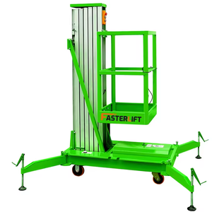 Elevador de escalera de construcción eléctrica, elevador de <span class=keywords><strong>panel</strong></span> <span class=keywords><strong>solar</strong></span> hidráulico de 200kg para instalación de aire acondicionado, tipo eslinga de cadena - Product Image 2