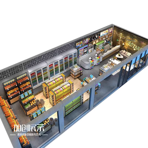 رفوف عرض Jiachuang01 للمتاجر، رفوف عرض لمتاجر البقالة، رفوف جوندولا عالية الجودة لمتاجر التجزئة والمتاجر الصغيرة - Product Image 6