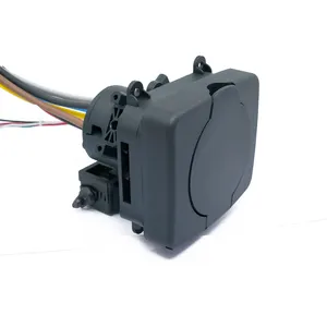 CE RoHS รถ EV ตัวเชื่อมต่อ Schuko 3 เฟส IEC 62196 ซ็อกเก็ตประเภท 2 เต้ารับสําหรับ EV ชาร์จ Wallbox Connector