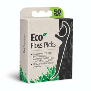50/ 100 conta in fabbrica materiale organico biodegradabile biodegradabile filo interdentale stuzzicadenti per filo interdentale - Product Image 1