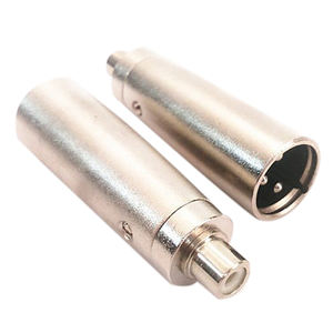 Nieuwe 3-Pins Xlr Plug Mannelijke Naar Rca Vrouwelijke Audio Jack Adapter Connector Toegepast Op Microfoon Versterker - Product Image 1