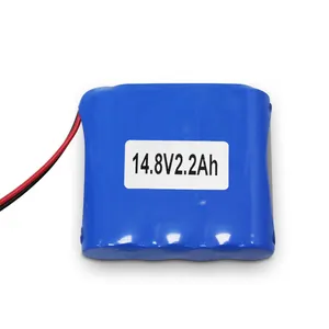 התאמה אישית סוללת ליתיום 4S1P 14.8V 2600mah 3500mah 3.7V דרגה A תאים סוללת ליתיום יון נטענת עם BMS למכירה