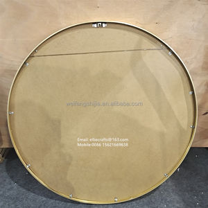 <span class=keywords><strong>Espejo</strong></span> circular con marco de aluminio <span class=keywords><strong>dorado</strong></span>, 30-120 <span class=keywords><strong>CM</strong></span>, decoración de pared de tocador, diámetro 40 50 60 70 <span class=keywords><strong>80</strong></span> 90 100 110 120 <span class=keywords><strong>CM</strong></span>, <span class=keywords><strong>espejo</strong></span> de tocador elegante - Product Image 3