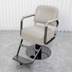 Sillón de Barbería Nórdico de Lujo, Moderno y Minimalista, Silla de Peluquería Hidráulica Profesional para Salón de Belleza de Alta Gama - Product Image 5