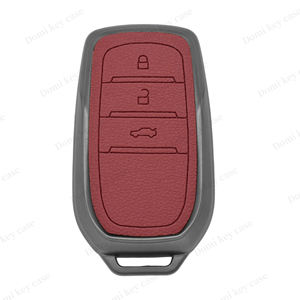 Housse de protection en cuir pour clé de voiture, design élégant, tendance, faite à la main, pour toyota, camry rav4 - Product Image 5