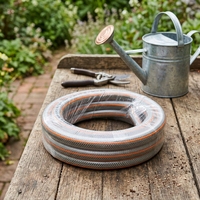 Tuyau d'arrosage de jardin en PVC flexible et renforcé, vente en gros d'usine, tuyau d'arrosage de haute qualité au meilleur prix