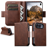 Étui portefeuille SUTENI pour iPhone Duo avec boucle magnétique, porte-cartes et support, en similicuir