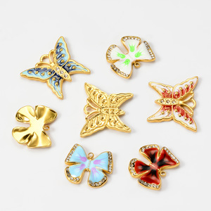 Nouveau pendentif en acier inoxydable coloré à effet goutte d'<span class=keywords><strong>huile</strong></span> <span class=keywords><strong>pour</strong></span> collier DIY, boucles d'oreilles, accessoires <span class=keywords><strong>pour</strong></span> <span class=keywords><strong>cheveux</strong></span>, matériel - Product Image 4