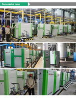 Compresseur d'air rotatif à vis lubrifié par eau sans huile 30kW pour l'industrie textile médicale alimentaire