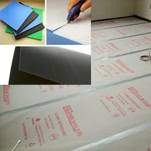 Corrugated Sheet Flame Retardant Plastic Decoration Floor Protection