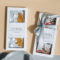 Boîte de luxe pour barres chocolatées avec fenêtre, emballage personnalisé haut de gamme pour bonbons avec fenêtre de visualisation et dorure à chaud en relief, idéale comme boîte cadeau.