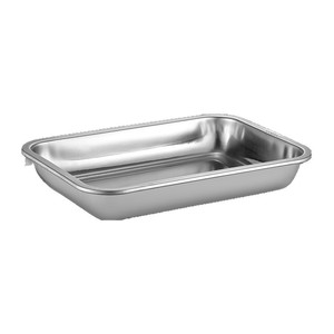 Stainless Steel Rectangular Serving Tray 304 Food Grade Large Hotel Coffee Tea Use - Product Image 1
